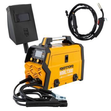 Aparat de sudura Rotor MIG MMA LIFT TIG , 20-300A, sarma flux fara gaz, Afisaj digital, Accesorii incluse