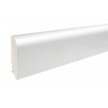 Plinta lemn P92 Alb Lacuit-Barlinek