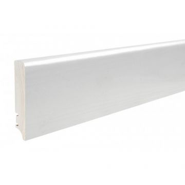 Plinta lemn P95 Alb Lacuit-Barlinek