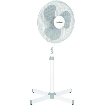 Ventilator de camera STV 406 50W 40cm 3 Viteze Picior Ajustabil Alb