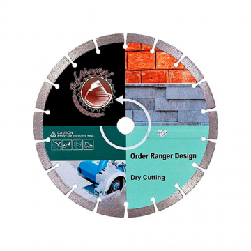 Disc Diamantat pentru Materiale de Constructie - Taiere Uscata, Diametru 400 mm, Dimensiunea segmentului: 10/12 mm, Grosime 3.4 mm