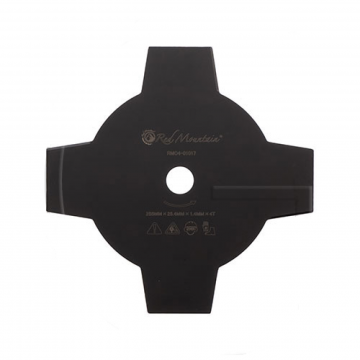 Disc Motocoasa, Grosime Lama 3 mm, Diametru Central 25.4 mm, Lungime Lama 300 mm, 4 Dinti, Red Mountain