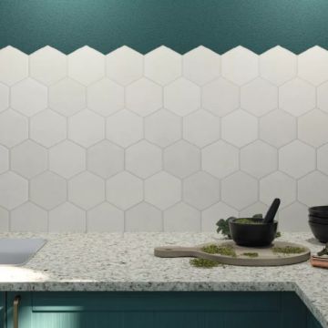 Gresie/Faianta Realonda Hex White 26,5x51 cm - Dimensiune 26.5x51 cm