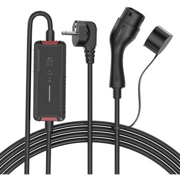 Incarcator Pentru Vehicule Electrice Tip 2 ACG16 3.5 kW LCD Negru