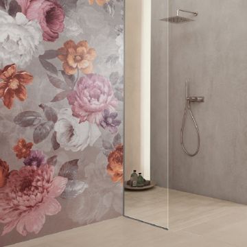 Faianta Fap Ylico Peony Inserto Mix 5 Decor Mix 120x250 cm  (1 placa - 50x120 cm), mat - Dimensiune 50X120