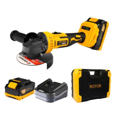 Flex Polizor unghiular cu variator pe acumulator, 125mm, 21v, 3Ah, 8500 RPM ROTOR RBA21