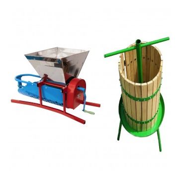 Set zdrobitor pentru struguri- 500kg/h + teasc 35L