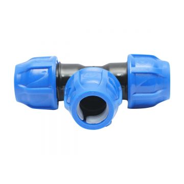 Teu egal compresiune D20x20x20 mm PN16 pentru sisteme irigatii, Cod: DISLU66 , Brand: Poelsan