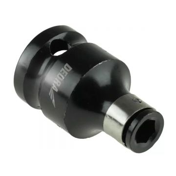 Adaptorul pentru biti impact Dedra 18A7001, cu prindere hexagonala 1/2-1/4