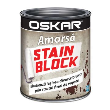 Amorsa perete Oskar Stain Block, interior, 1 l