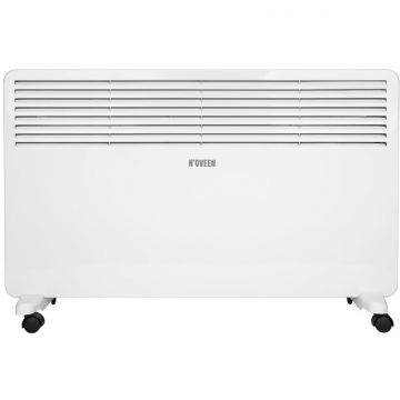Convector Electric CH3400 Amplasare Podea sau Perete Termostat 2 Trepte de Putere 2000W Alb