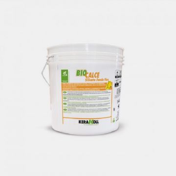 Grund intermediar de uniformizare natural Kerakoll Biocalce Silicato Fondo Fino, 4 L