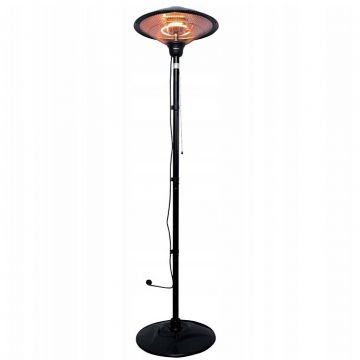 Incalzitor De Terasa OT-1500S 1500W Lampa Cu Halogen Negru