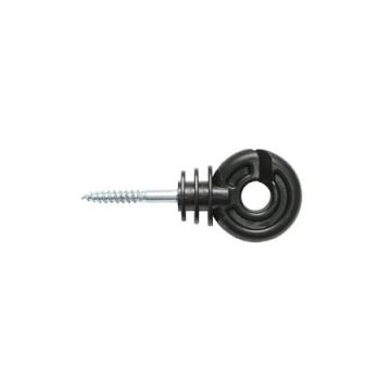 Izolator inelar PP ECO negru mat pentru fir gard electric, Cod: BK87541, Brand: BRECKNER GERMANY