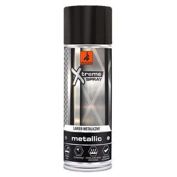 Vopsea spray metalizat Dragon, negru, 400 ml Vopsea spray metalizat Dragon, negru, 400 ml