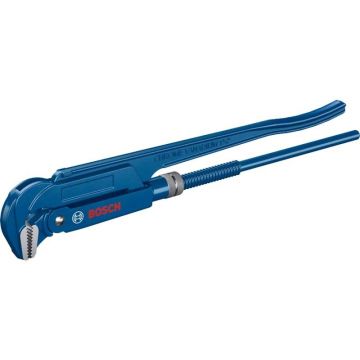 Bosch plumbing corner pipe wrench 90° Professional 420mm, pipe / water pump pliers (blue, gripping jaw position 90°) Bosch plumbing corner pipe wrench 90° Professional 420mm, pipe / water pump pliers (blue, gripping jaw position 90°)