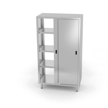Dulap Depozitare cu Usi Glisante si Acces pe Ambele Parti, Pregatita Pentru Asamblare,  Kitchen Line, 800x700x(H)1800 mm