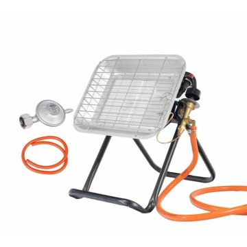 Incalzitor pe gaz BOHM, 4.5kW, suprafata incalzire 20-80 m  ², regulator GPL + furtun GPL 1.5 m