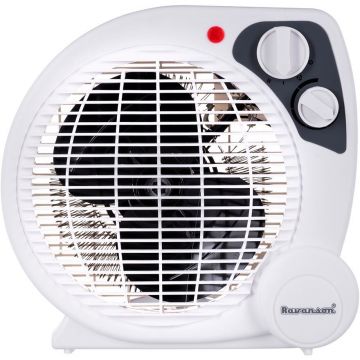 Aeroterma FH-101 Electric Space Heater Fan 2000W Alb Aeroterma FH-101 Electric Space Heater Fan 2000W Alb