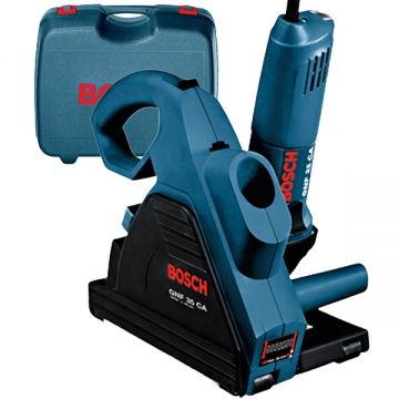 Bosch  GNF 35 CA - Freza pentru caneluri beton 1400 W 150 mm turatie constanta pornire lina protectie repornire valiza plastic