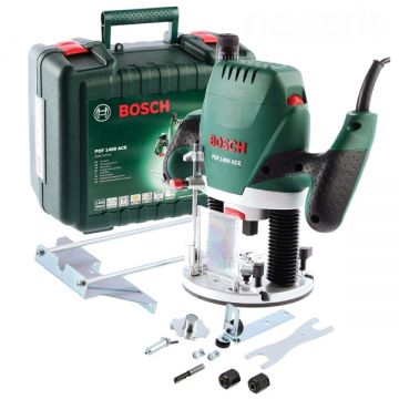 Bosch  POF 1400 ACE - Masina de frezat 1400 W 6 6.35 8 mm valiza plastic