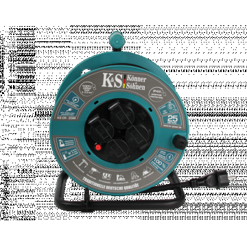 Prelungitor electric pe tambur Konner-Sohnen KS CR-25M, 25 m