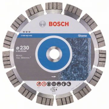Bosch  Best for Stone - Disc diamantat de taiere segmentat 230x22.2x2.4 mm taiere uscata