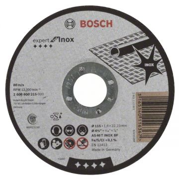 Bosch  Expert for Inox - Disc taiere inox 115x22.2x1.6 mm 1 buc
