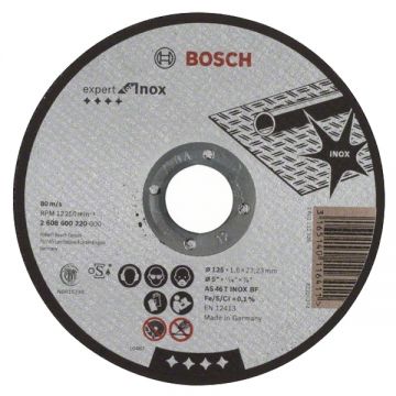 Bosch  Expert for Inox - Disc taiere inox 125x22.2x1.6 mm 1 buc