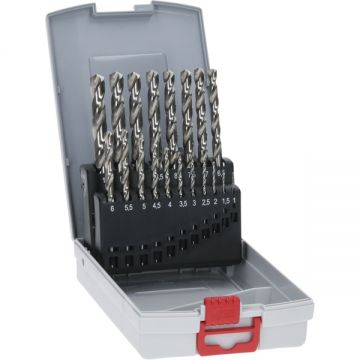 Bosch  PRO Metal HSS-G - Set burghie metal HSS-G 1-10  mm tija cilindrica 19  bucati