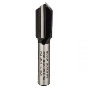 Bosch  Standard for Wood - Freza pentru caneluri 12x19.6x51 mm tija 8 mm lemn material plastic material mineral