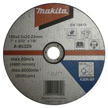 Makita  A-85329 - Disc taiere metal 180x22.2x2.5 mm 1 buc