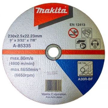 Makita  A-85335 - Disc taiere metal 230x22.2x2.5 mm 1 buc