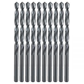 Makita  D-06339 - Set burghie metal HSS 4  mm tija cilindrica 10  bucati