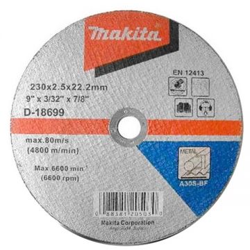 Makita  D-18699 - Disc taiere metal 230x22.2x2.5 mm 1 buc