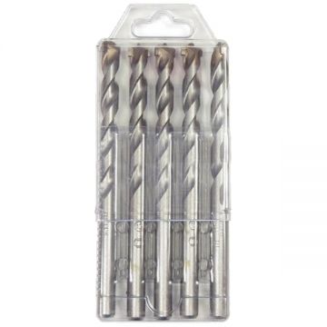Makita  P-35564 - Set burghie de zidarie 10  mm tija cilindrica 5 bucati