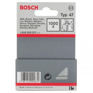 Bosch  1609200377 - Set cuie cap inecat - grade 19 mm PTK 19 E 1000 bucati