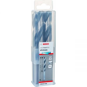 Bosch  2608577298 - Set burghie metal HSS-PointTeq 13  mm tija cilindrica 5  bucati