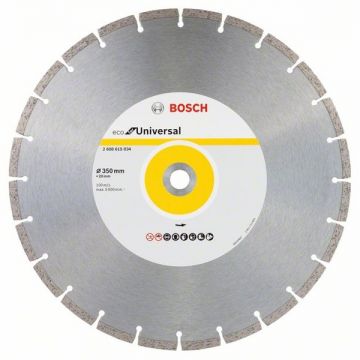 Bosch  ECO for Universal - Disc diamantat de taiere segmentat 350x20x3.2 mm taiere uscata