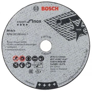 Bosch  Expert for Inox - Disc taiere 76x10x1 mm 5 bucati