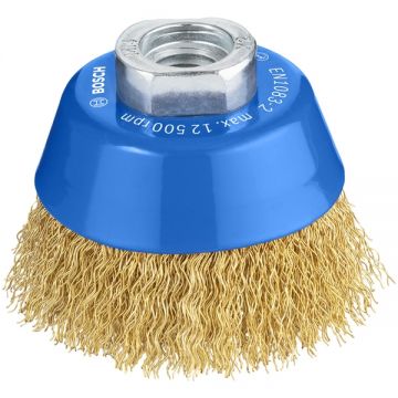 Bosch  PRO Metal clean - Perie oala 70x0.3 mm fir ondulat metale neferoase otel otel inoxidabil