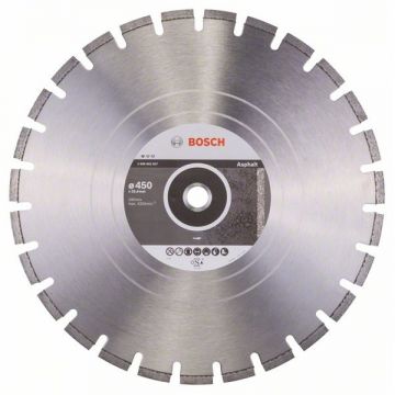 Bosch  Standard for Asphalt - Disc diamantat de taiere segmentat 450x25.4x3.2 mm taiere umeda si uscata