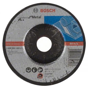 Bosch  Standard for Metal - Disc polizare metal 125x22.2x6  mm