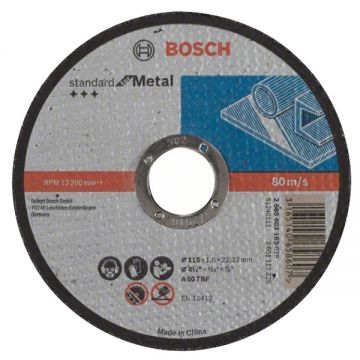 Bosch  Standard for Metal - Disc taiere metal 115x22.2x1.6 mm 1 buc