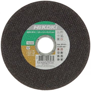 HiKOKI  782302 - Disc taiere inox 125x22.2x1 mm 1 buc