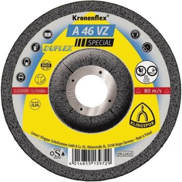 Klingspor  A 46 VZ SPECIAL - Disc polizare metal 115x22.2x2  mm