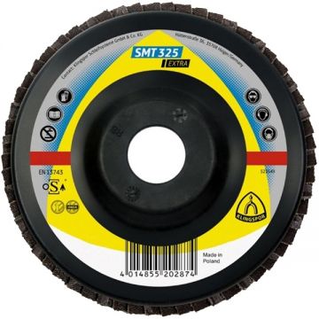 Klingspor  SMT 325 EXTRA - Disc lamelar profil convex 125x22.2 mm granulatie 60