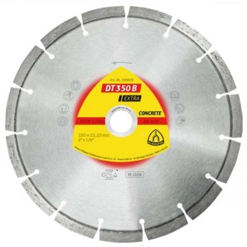 Klingspor  DT 350 B EXTRA - Disc diamantat de taiere segmentat 230x22.2x2.6 mm taiere umeda si uscata