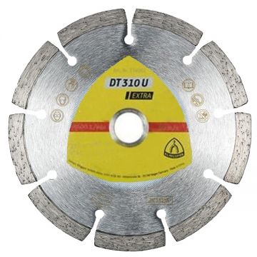 Klingspor  DT310U - Disc diamantat de taiere segmentat 100x22.2x1.3 mm taiere uscata