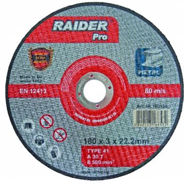 Raider  160126 - Disc taiere metal 180x22.2x3 mm 1 buc